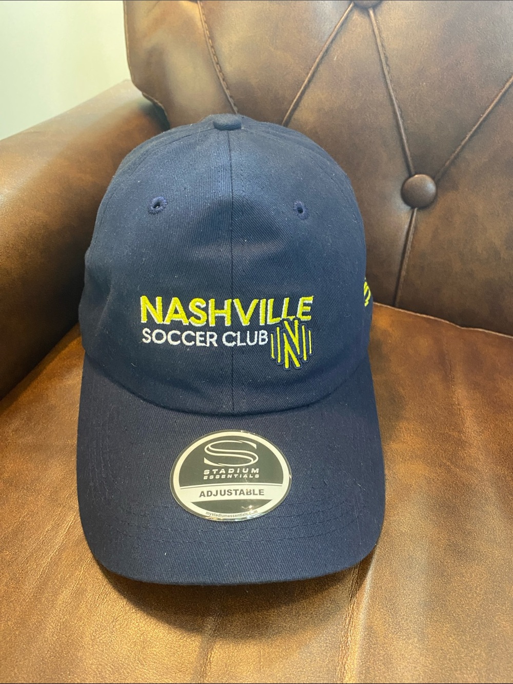 🆕 Nashville Soccer Club Adjustable Stadium Hat SnapBack Cap MLS World Cup ⚽️